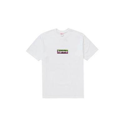Tričko Supreme Los Angeles Fire Relief Box Logo Bílé