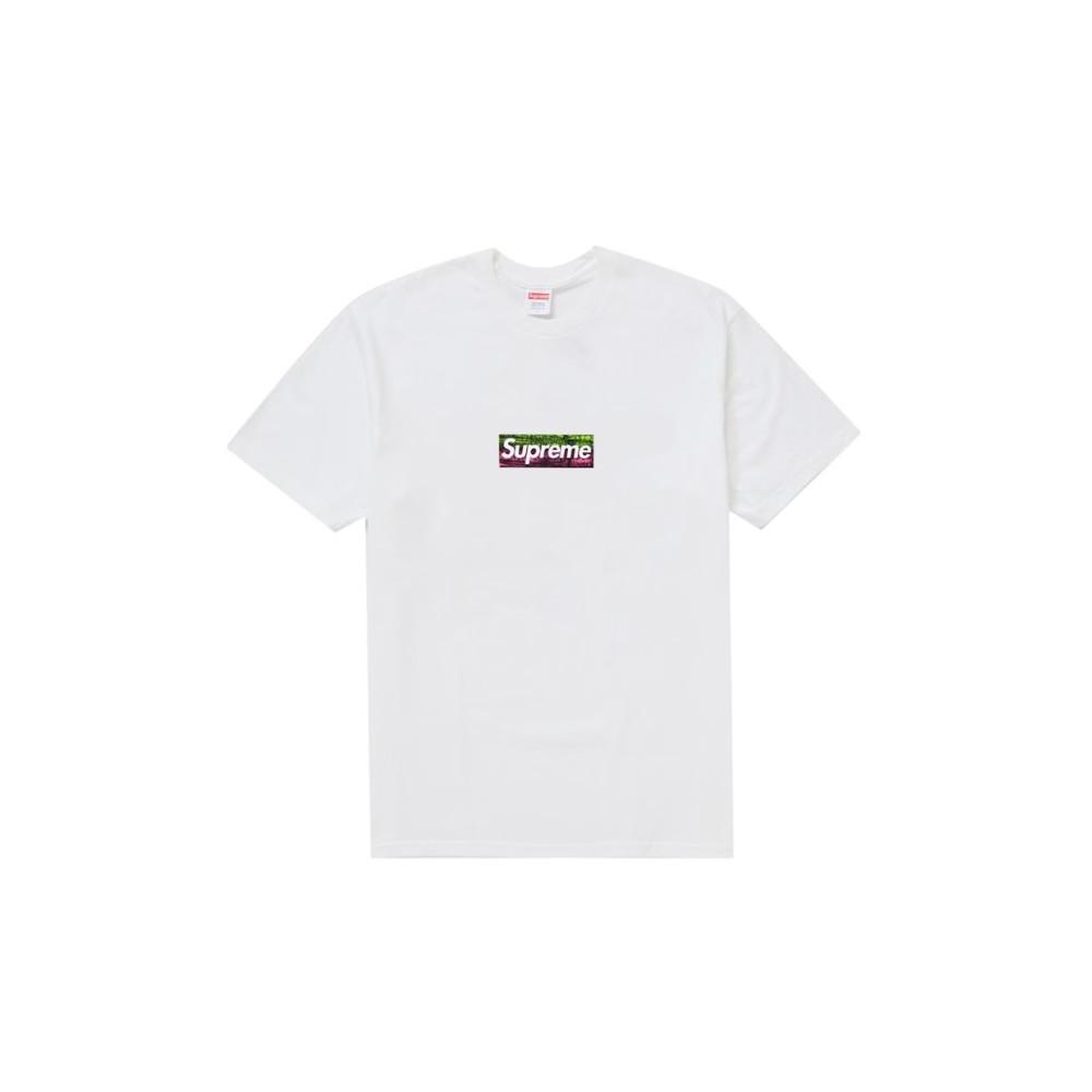 T-shirt Supreme Los Angeles Fire Relief Box Logo White