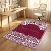 Decorative Artwork Theme Crystal Velvet Rug Personalized Custom Name Text Soft Floor Mat Home Decor