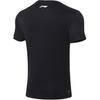 Li Ning Plain Character Graphic Print Round Neck Short Sleeve T-Shirt Men Tops Black AHSSB69-1