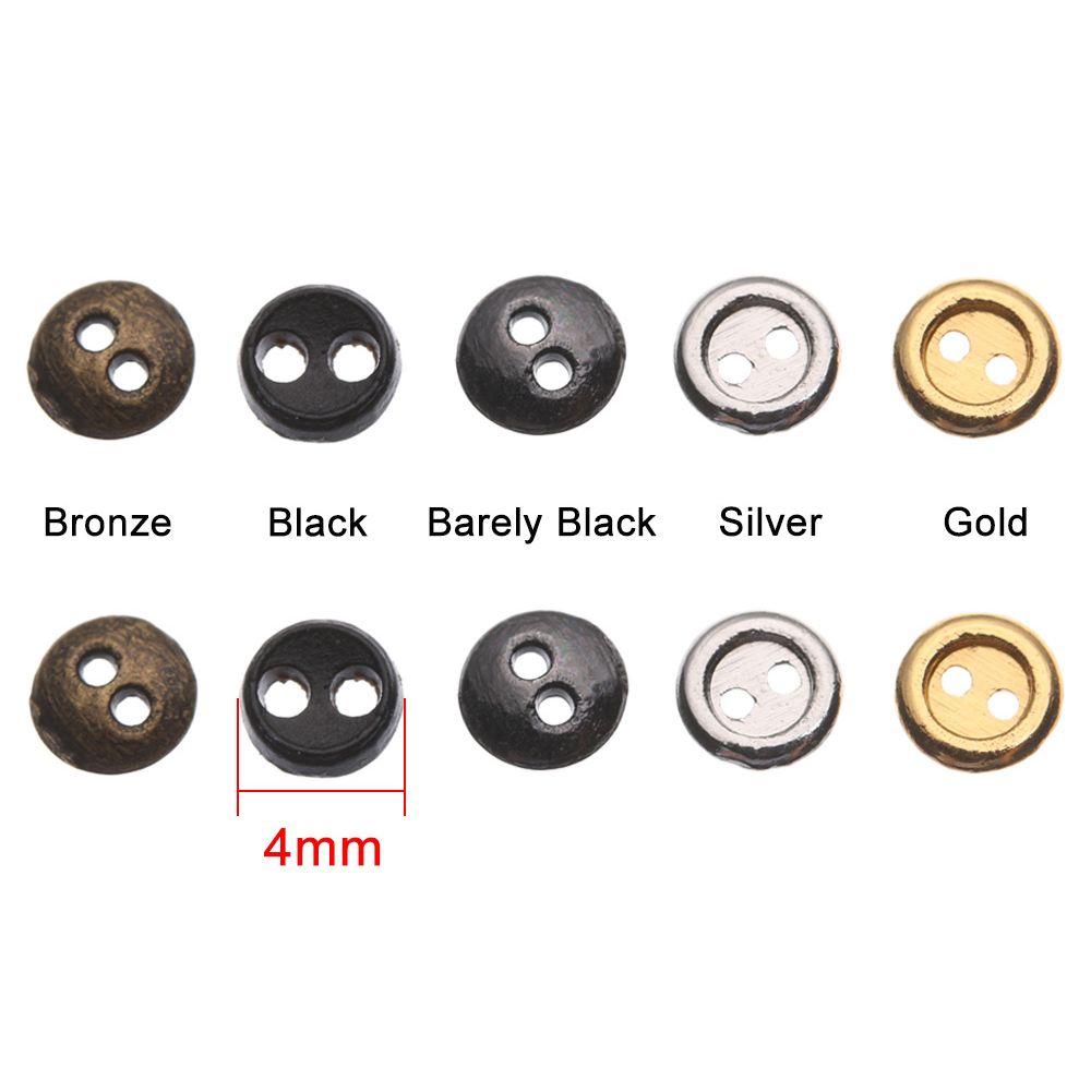 Dollhoues Miniature Clothing Sewing Craft Dolls Strap Buckles DIY Doll Clothes Mini Metal Buttons
