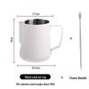 Pin Chuang 304 Stainless Steel Latte Art Cup with Scale, Pointed Spout, and Thickened Milk Frothing Design