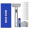 Double Layer Half Blade Manual Razor with Floating Head