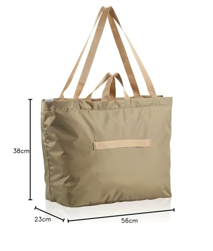 Anello TOY TOTE Large Capacity 2-Way Tote Bag, A3 Size, Water-Repellent
