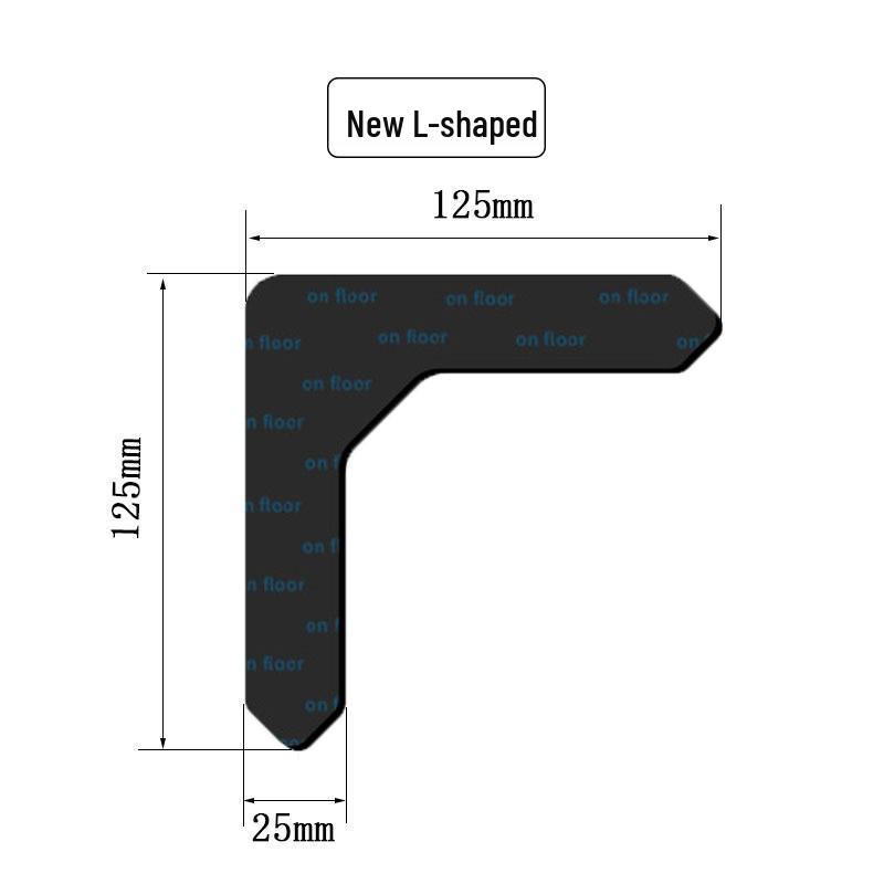 Eco-Friendly Non-Slip Washable PU Floor Mat Sticker