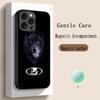 Cool Car L-la-Da Fashion Logo Design Phone Case For iPhone 17 16 15 14 13 12 Plus Pro Max High-end Luxury Magsafe Sheepskin