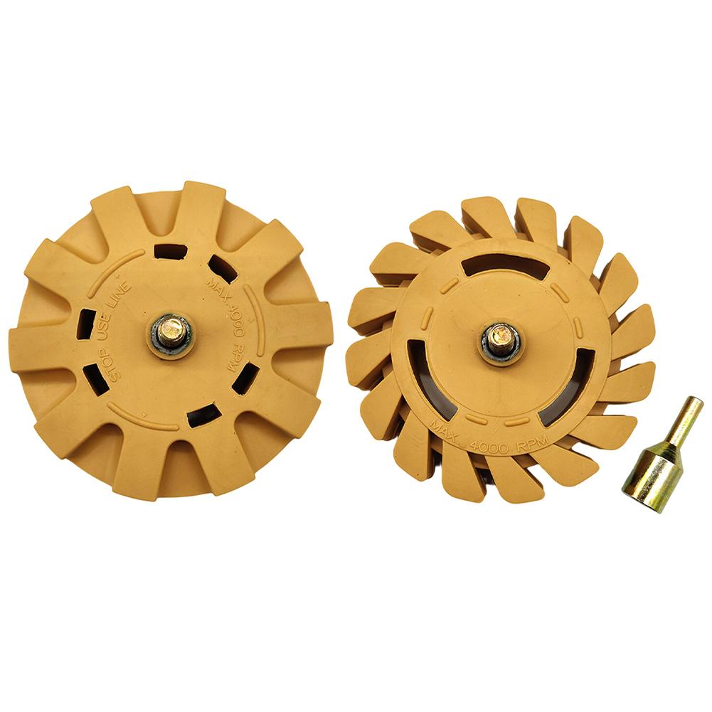 

4inch Paint Cleaner Pneumatic Rubber Eraser Wheel for Cars/RVs/Boats