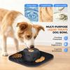 Slow Feeding Pet Bowl With Suction Base Wet Dry Food Silicone Lick Mat Dogs Cats