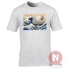 Great Wave Death Star T-shirt Hokusai Aesthetic Japanese Classic Art