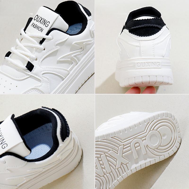 Autumn Easy Wear Shoes New Ins Female Student Raise the Bottom Sports Board Shoes Casual Shoes Female