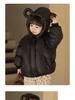 Infant Cotton-Padded Jacket with Fur Collar for 1-2 Year Olds
