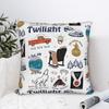 Twilight Movie Things Edward Cullen Pillowcase Printed Cushion Cover Decorative  Throw Pillow Case Cover Home Zipper 40*40cm
