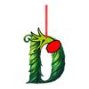 2D 26 Letter  Christmas Ornaments Acrylic Flat Christmas Tree Home Decorations Ornaments