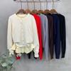 C S In The Room Women S baSiC Round neCk Long Sleeve Knit Cardigan 6 Color
