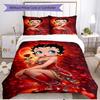 3pcs Duvet Cover Set (1*Duvet Cover + 2*Pillowcase, Without Core), Sexy Doll Print Soft All‑Season Bedding Set, Home Bedroom Decor Gift