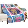Warhol Marilyn Monroe Screenprints Throw Blanket Blanket For Sofa Blankets For Sofas Heavy Blanket