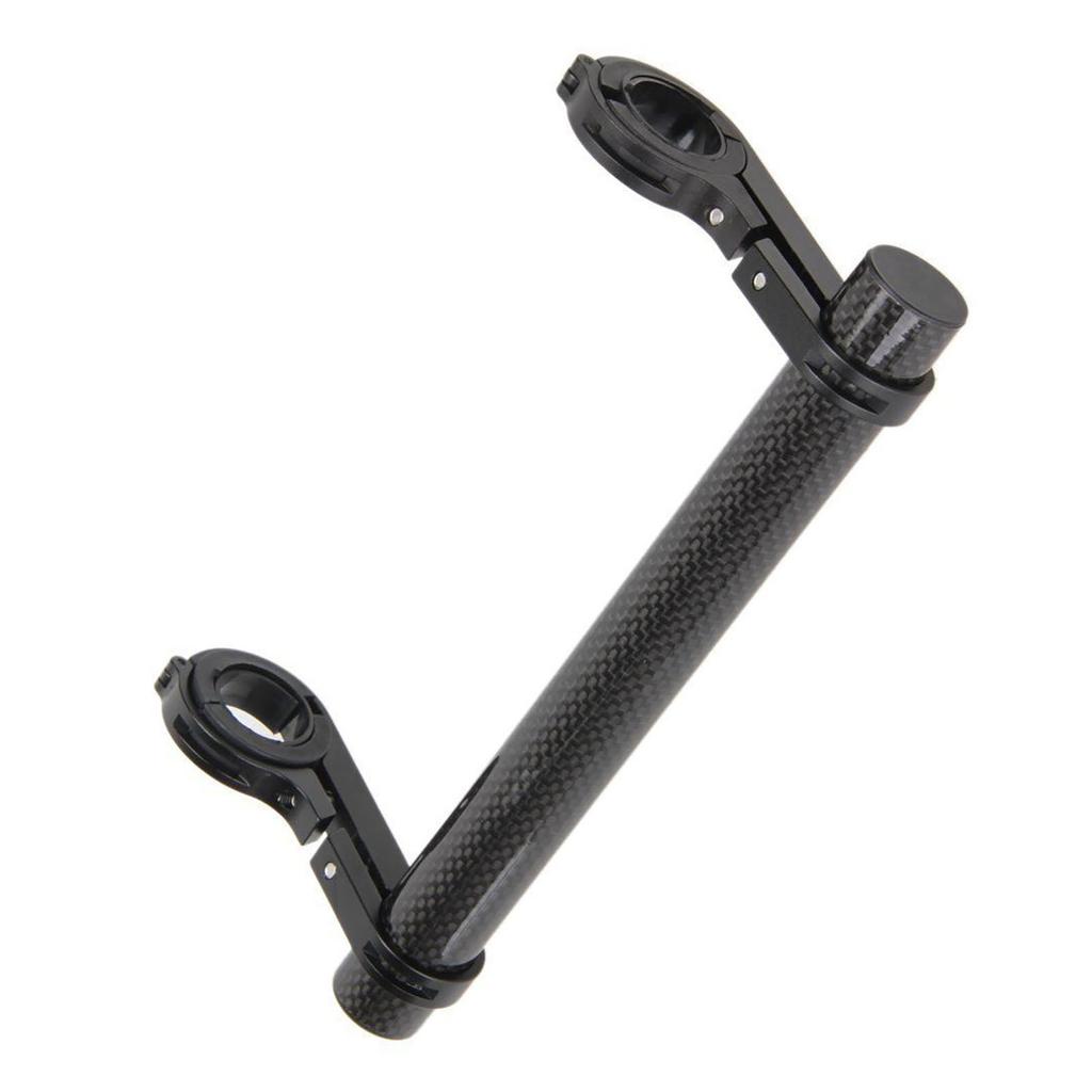 Bike Handlebar Extender Strong Clamping Force Black Bike Extension Frame for 30mm Horizontal