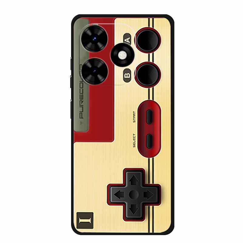 For Tecno Spark Go 2024 Case Luxury TPU Silicone Soft Back Cover Phone Cases for Tecno SparkGo 2024 BG6 Shockproof Flower Fundas