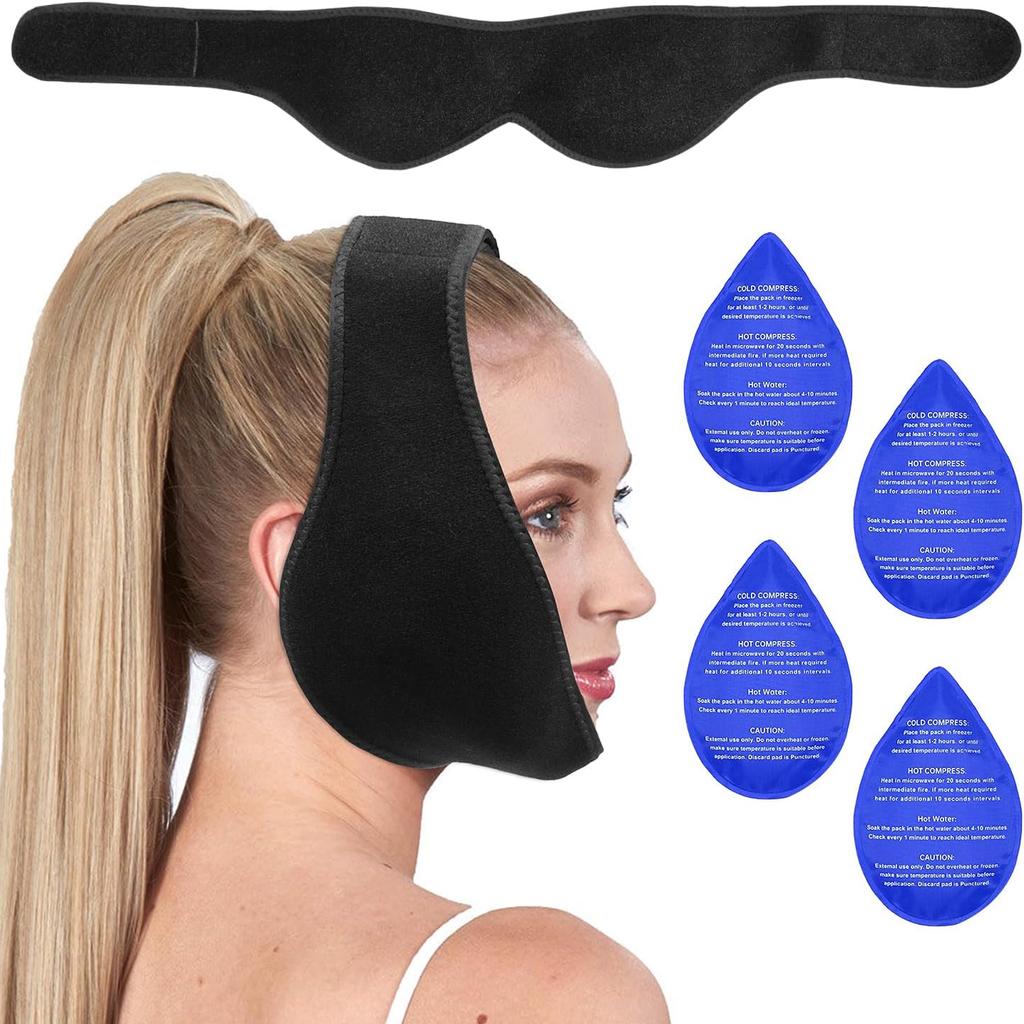 Wisdom Teeth Ice Pack Face Wrap for Wisdom Teeth Removal Toothache Pain Relief TMJ Jaw Ice for Face Oral Surgery Dental Implant
