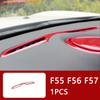 Auto Innenraum ABS Kunststoff Dekorationsabdeckung Roter Modifizierter Aufkleber für BMW MINI Cooper S F54 F55 F56 F57 F60 CLUBMAN Autozubehör