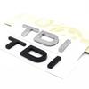 3d ABS Black TFSI Logo TDI Letters Car Trunk Emblem Badge For A3 A4 A5 A6 A7 A8 Q2 Q3 Q5 Q7 Q8 TFSI TDI Sticker Accessories