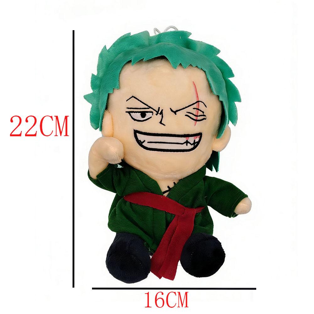 One Piece Anime 20-22cm Plush toys Luffy Zoro Plush Toy Keychain doll Backpack Hangings Kid Christmas Gift Toys,room decoration