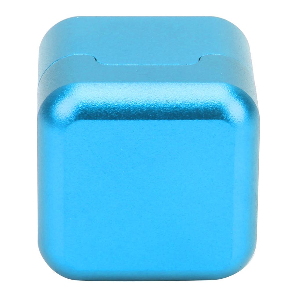 Aluminum Alloy Billiard Cue Tip Chalk Holder Pool Table Stick Chalks Carrier CaseBlue