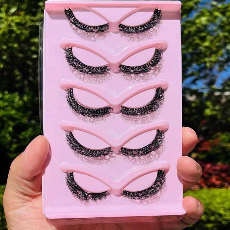 Exaggerated Big Wave Wool Roll Dense False Eyelashes - Hot Selling