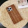 For iPhone 16 15 14 13 12 11 Pro Max 16promax So Cute Wing Key Chain Cartoon Rilakkuma 3D Chocolate Case Cover