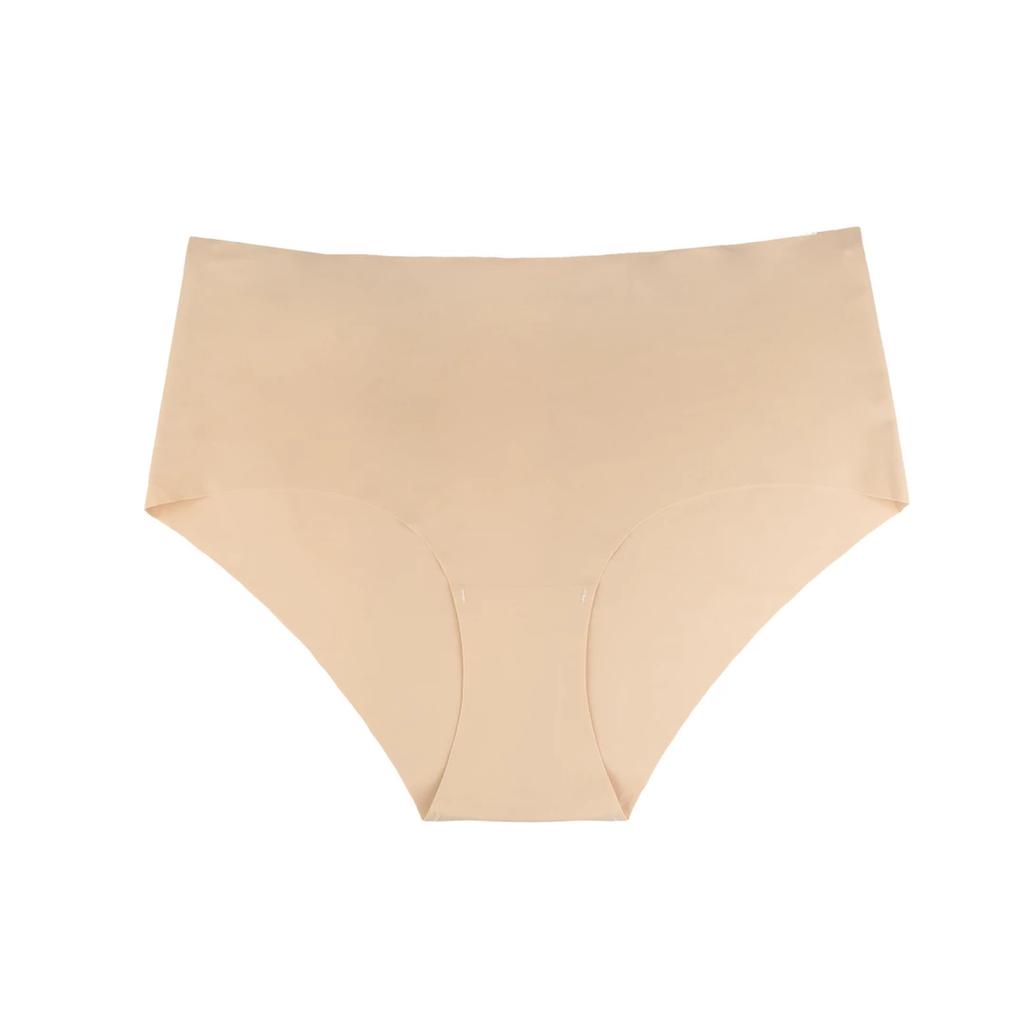Invisible panties - Bye Bra Invisible High Brief Nude + Black L