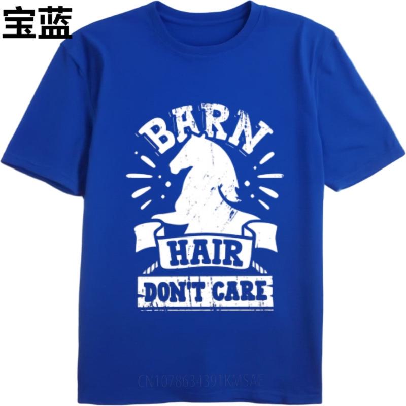 Tshirts for men Printed For men Crew Neck t shirt Brand Barn Hair Dont Care Horse Design Minimalist For man tops Trendy Tshirt