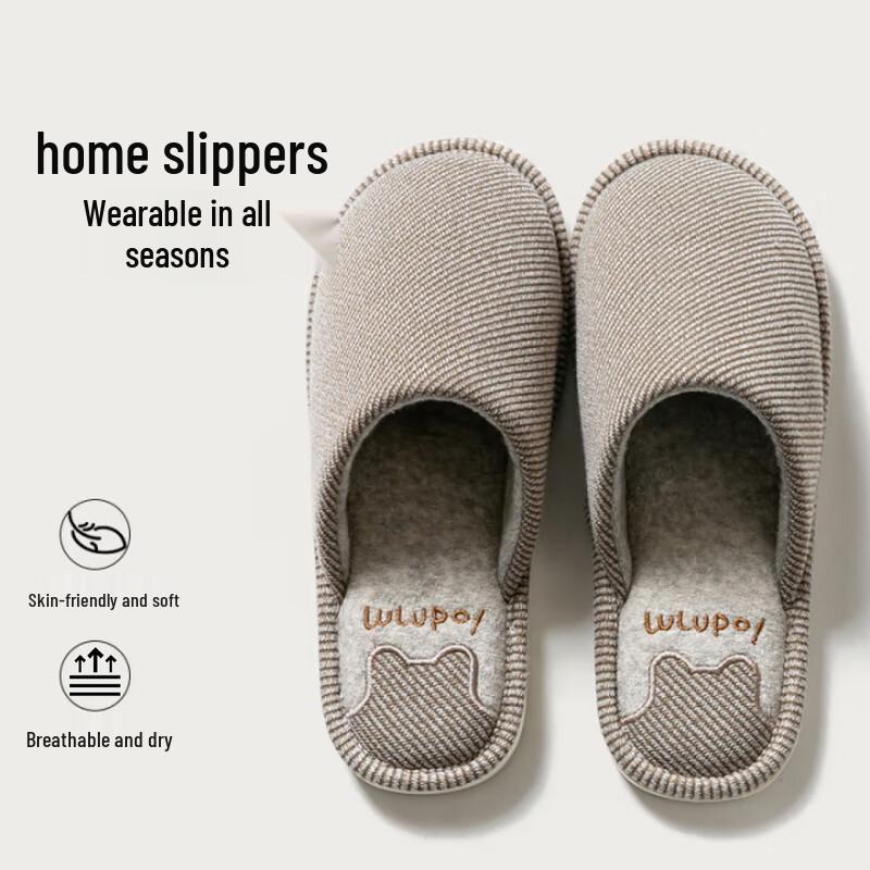TZLDN Anti-slip Winter Home Slippers XL