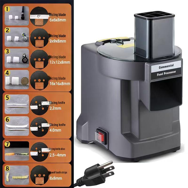 Cortador de Verduras 3 en 1, 220/110V, Preferido en RRU