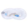 Dog Cat Water Mat Pet Anti Scratch PVC Leakproof Cooling Water Sensory Play Mat L Gray