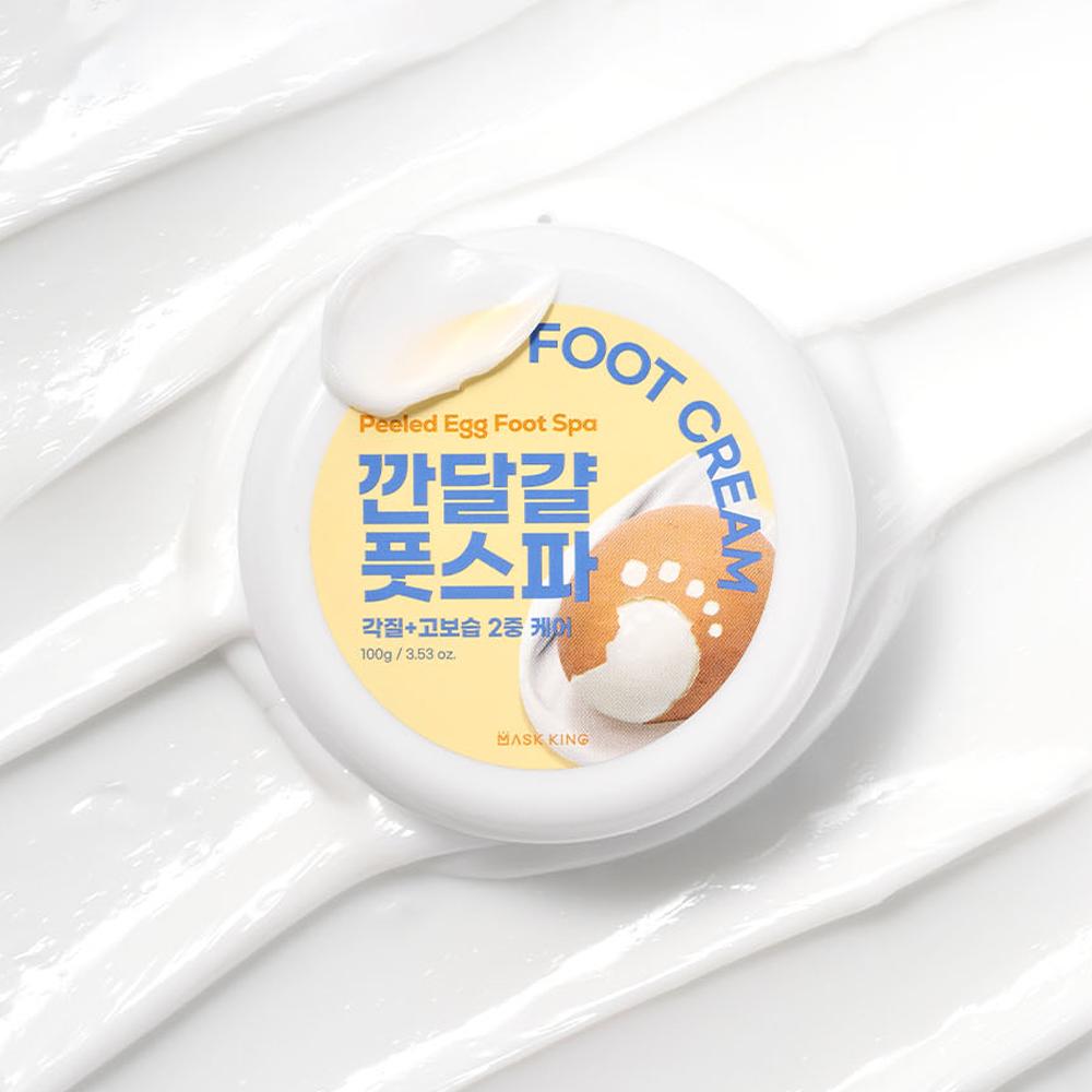 MASK KING Geschältes Ei Fußbad Fußcreme 100g