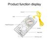 Professional Map Scale Compasses Outdoor Orienteering Compasses Acrylic Compasses Map Ruler Camping Navigation Tool