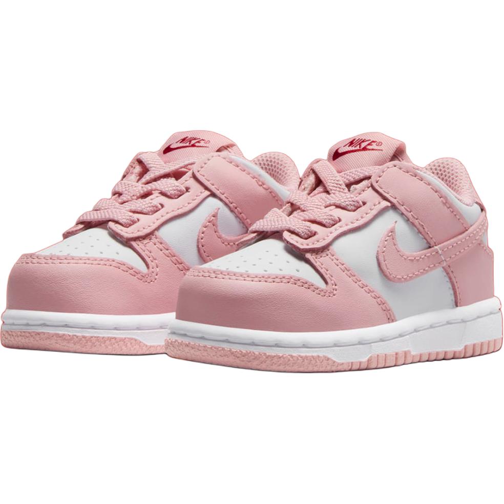 Nike Dunk Low TD Pink Glaze Baby Sneakers White Pomegranate HV0929-100