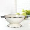 Self Draining Fruit Drain Basket Carbon Steel Vegetable Strainer  Countertop