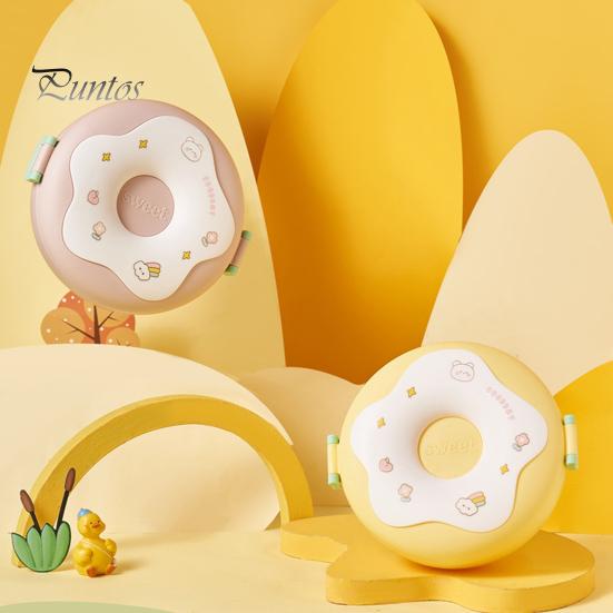 Roztomilá kreslená kobliha 1000 ml obědová krabička Bento nádoba pro mikrovlnnou troubu s přihrádkami Studentské potřeby