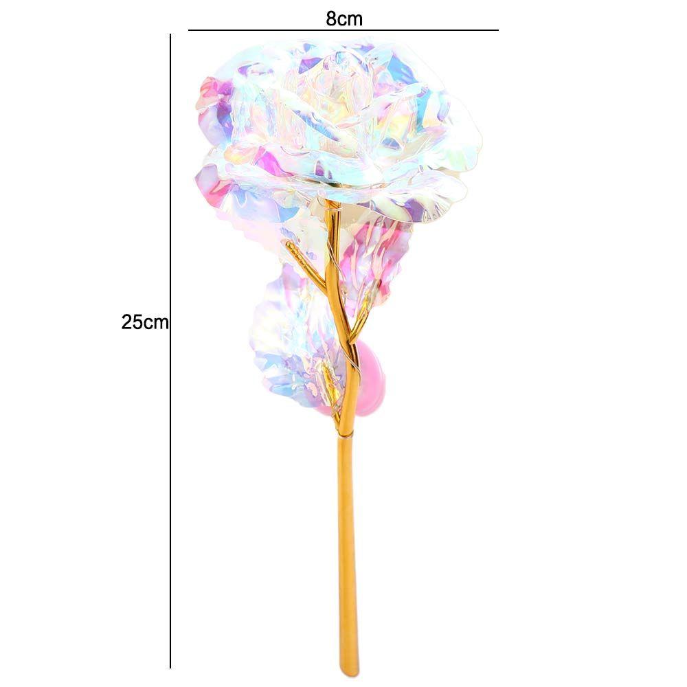 Bunte Kreative Für Immer Liebe Muttertag Folienbeschichtet Künstliche Blume Geschenk Simulation Rose Künstliche Rose