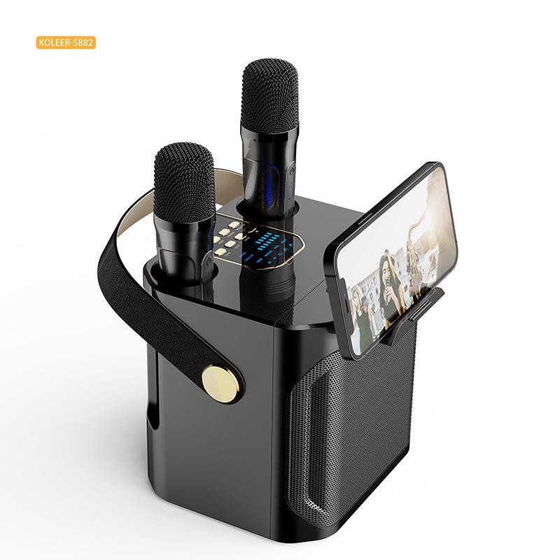 KTV Singer Double Speaker S882: Essential for Family Gatherings & Outdoor Dining, Portable.