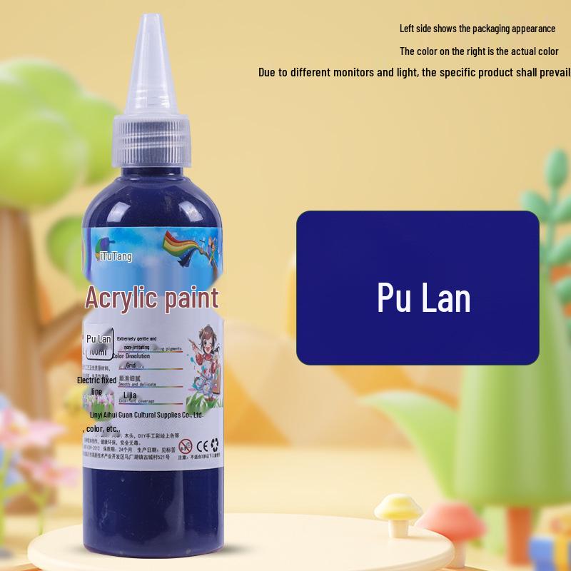 100ml Acrylic Paint for Plaster Doll, Fluid, Graffiti, Wall & Art Painting