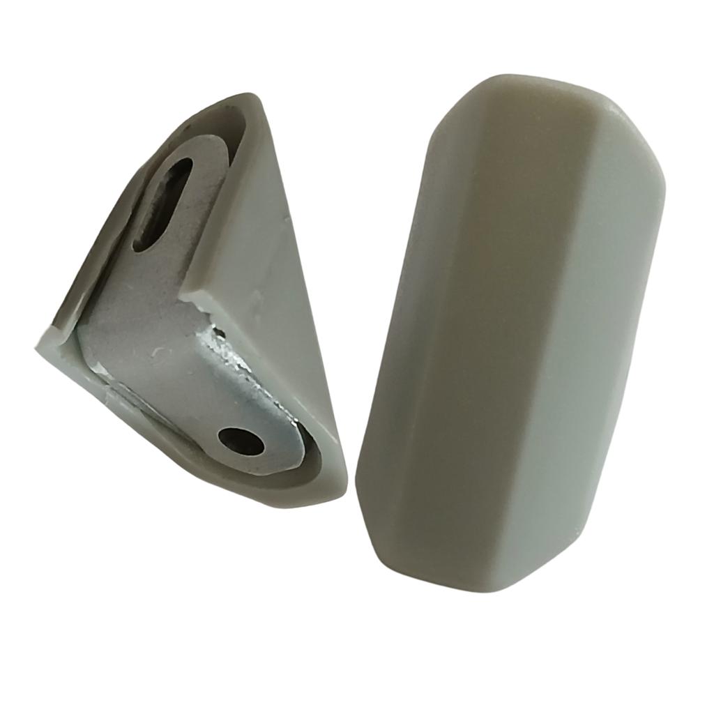 Komandorek Furniture Angle, Metal Bracket + Slant Cover, GRAY 50 PCS