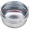 Universal Trailer Hub Dust Cover, 1.98" Trailer Axle Grease Cover Dust Cap,Trailer Hub Dust Cap 1.98" OD for Boat Trailer