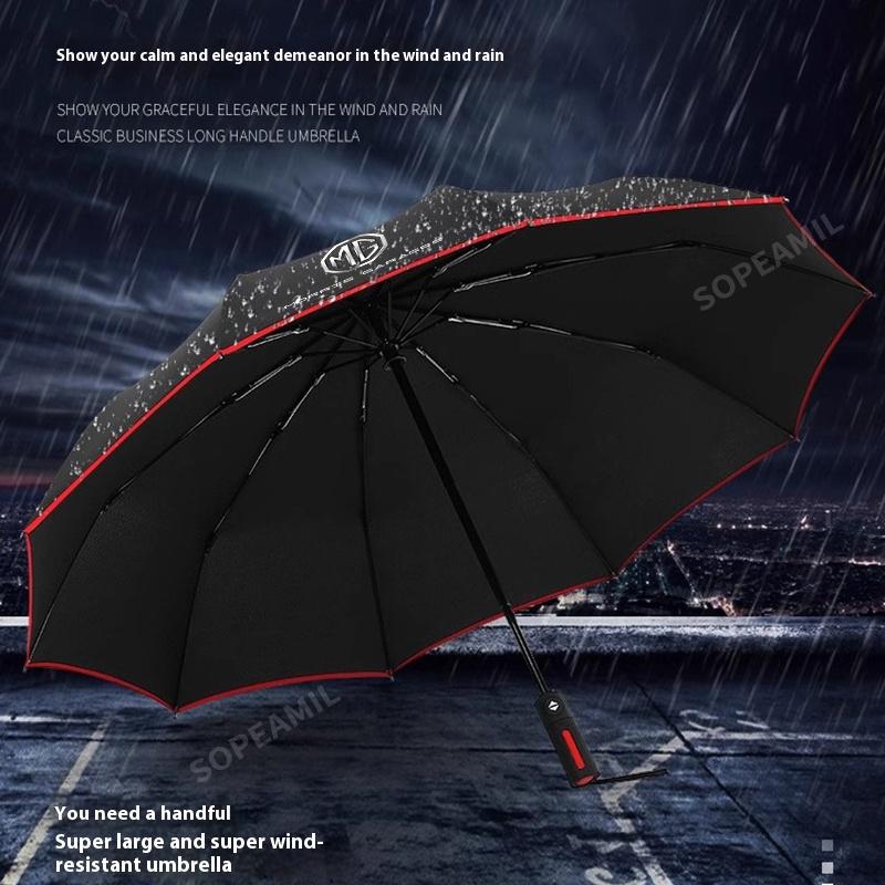 Car Automatic Folding Windproof UV Sun Protection Sunshade Umbrella For MG ZS HS ES5 S5 MG4 EV Electric MG3 MG5 MG6 MG7 ONE EZS UU333