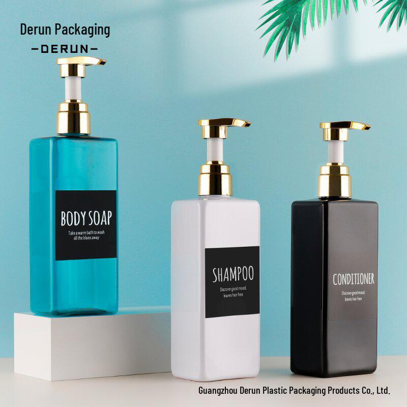 Spot 500ml Shampoo, Shower Gel, Conditioner, and Body Lotion Press Bottle for Hotels
