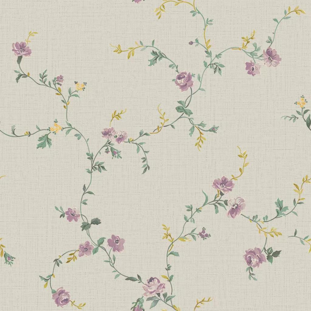 Europen Pastoral Style Little Flowers Non-woven Wallpaper Bedroom Living Room Decoration Wall Paper Roll Hom Blue Pink White