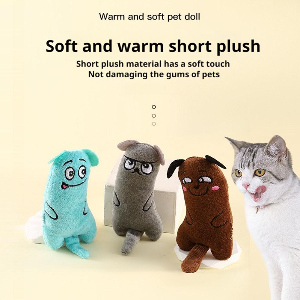 Kawaii Haustierspielzeug Raschelgeräusch Katzenminze Spielzeug Katzenzubehör Haustier Niedliche Katzenspielzeuge Kätzchen Zähneknirschen Geflochtenes Beißspielzeug Hundekauspielzeug