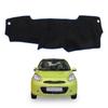 TUCKBOLD Dashboard Mat for Nissan Micra March K13 Interior Dashboard Protective Custom Accessory Sun Flannel Material Black with Blue Line 1 Piece Set
