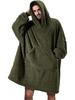 Herbst/Winter Kuschelige Lockere Doppelseitige Fleece Hoodie Decke für Paare